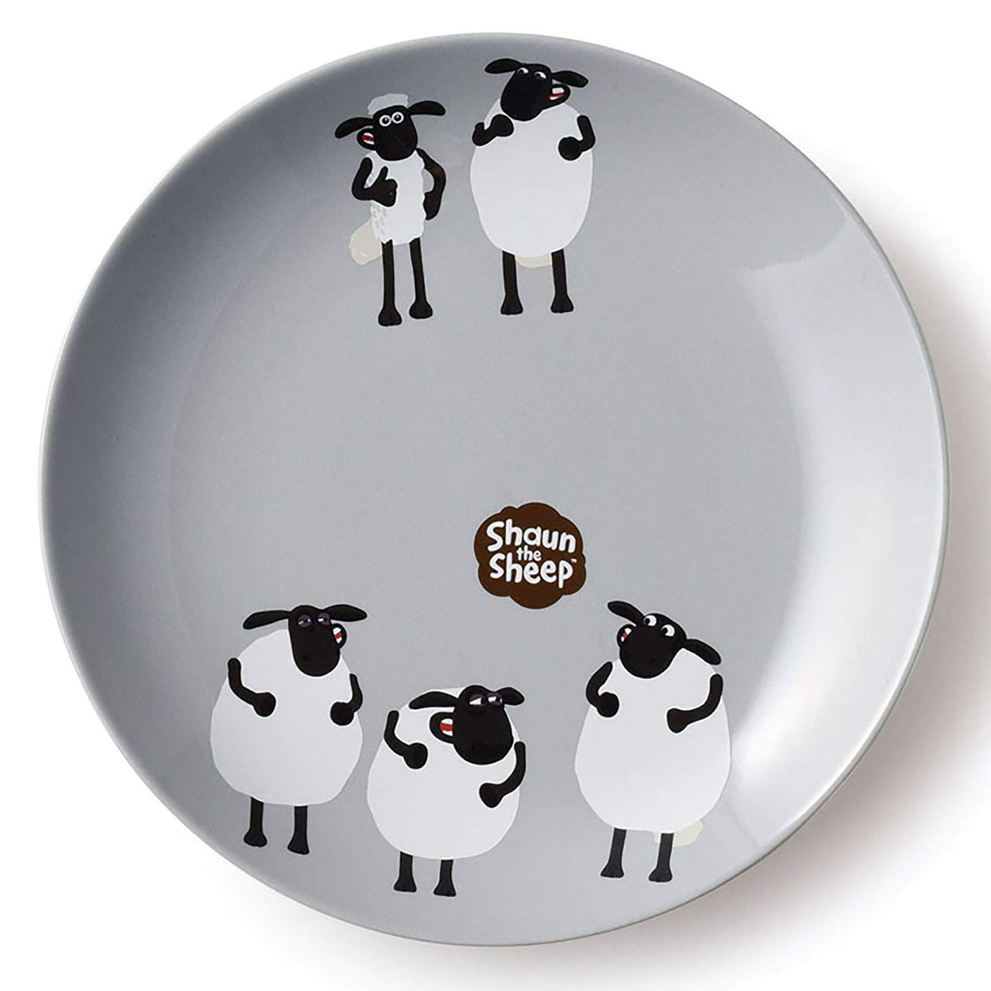 Aito 245016 Shaun the Sheep Plate, Approx. 6.7 inches (17 cm), Shauntalk Mino Ware, Made in Japan