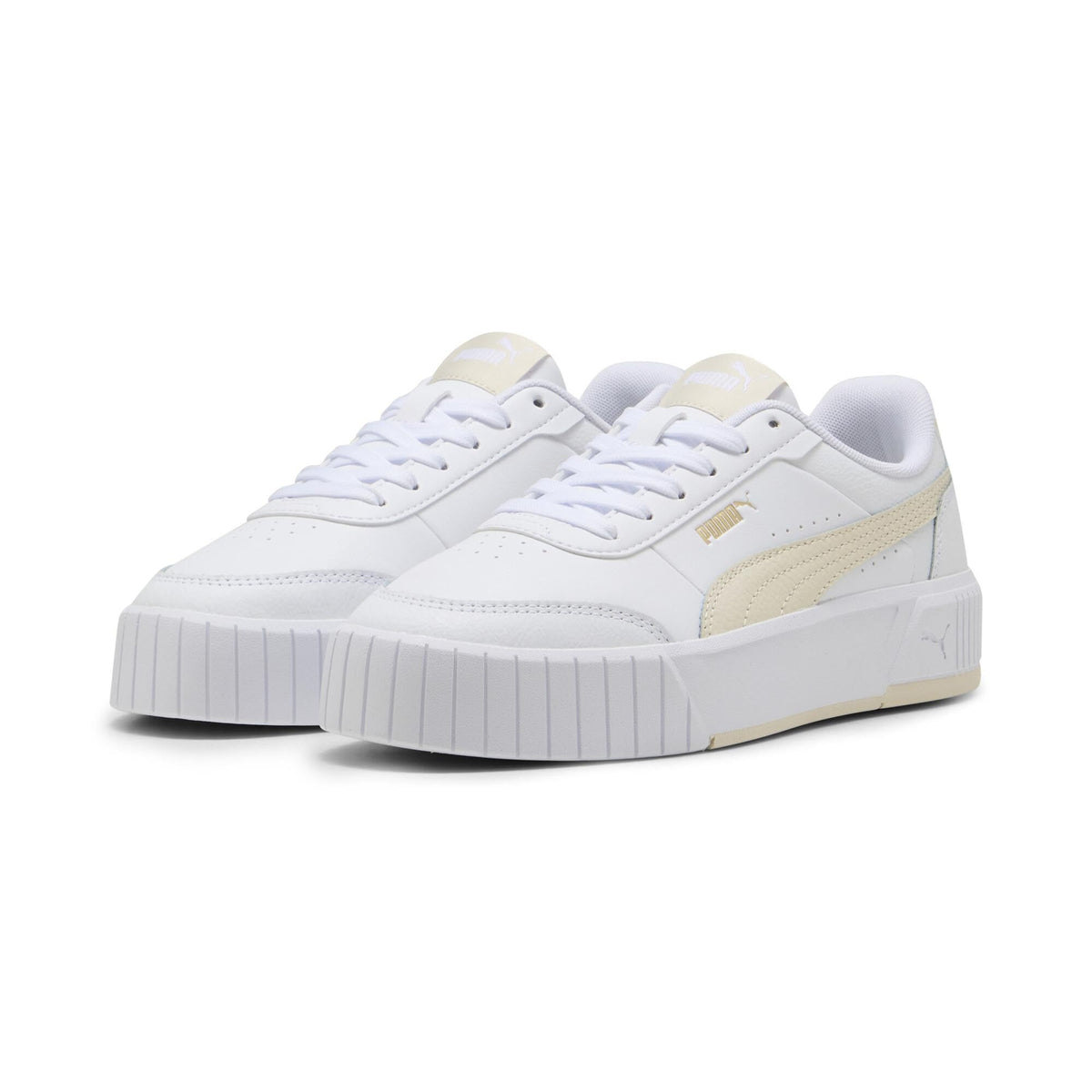 Puma Carina Mia 402637 Women's Sneakers, 25 Autumn Winter Color Puma White Alpine Snow (03), 22.0 cm