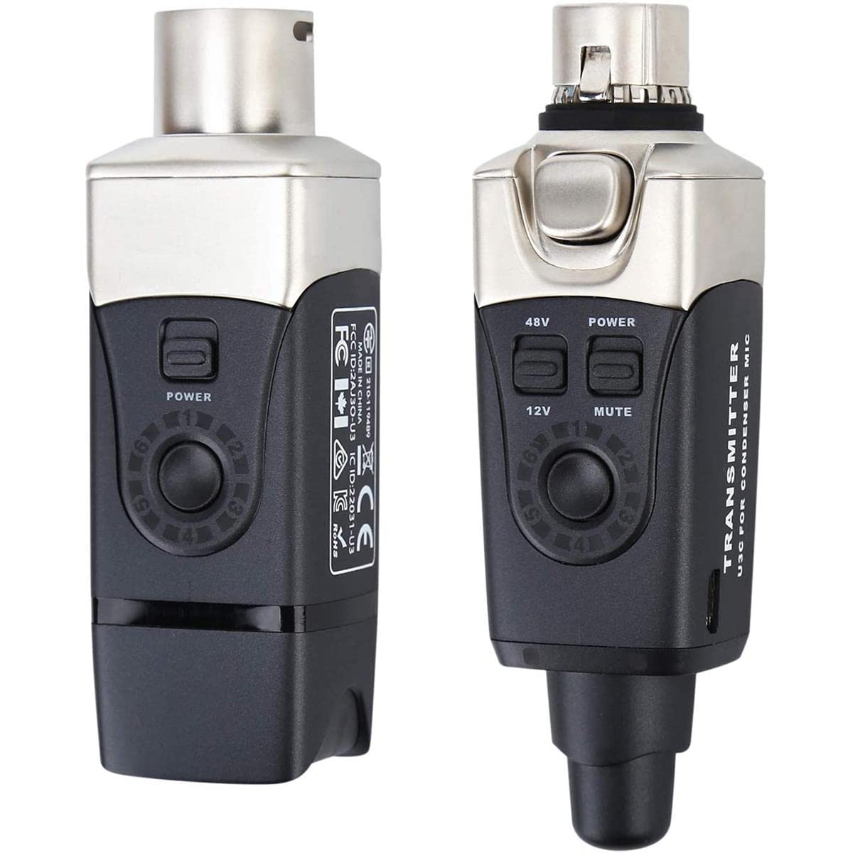 Xvive U3C Condenser Microphone Wireless System, Includes 2.4GHz XLR Transmitter and Receiver