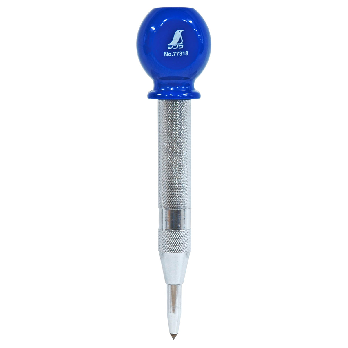 Shinwa Sokutei 77317 Auto Punch with Anti-Rolling Grip, M