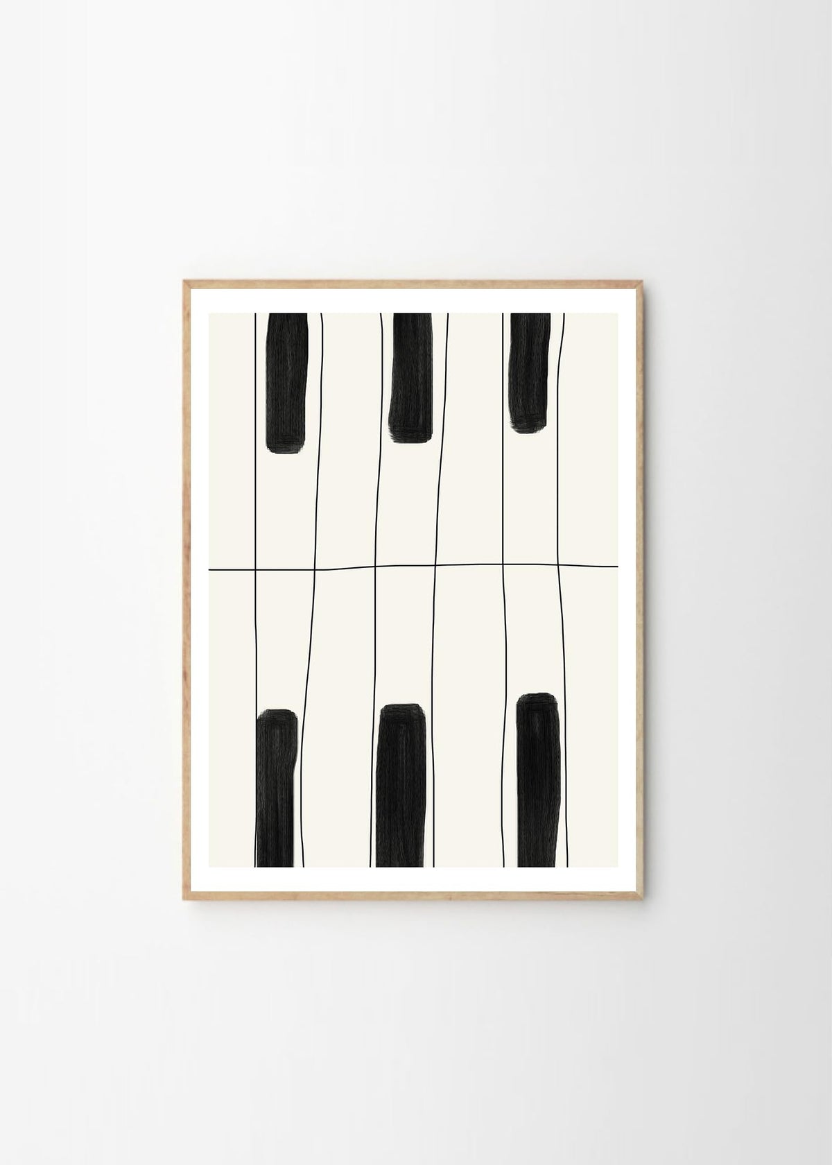 THE POSTER CLUB POSTER CLUB, Piano 20.9 x 27.6 inches (50 x 70 cm), Lisa Wirenfelt