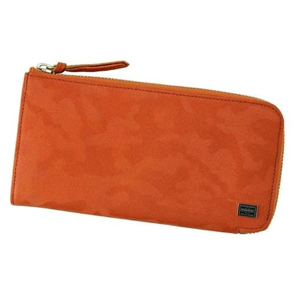 Porter 342-06033 L-Shaped Zipper Long Wallet - orange