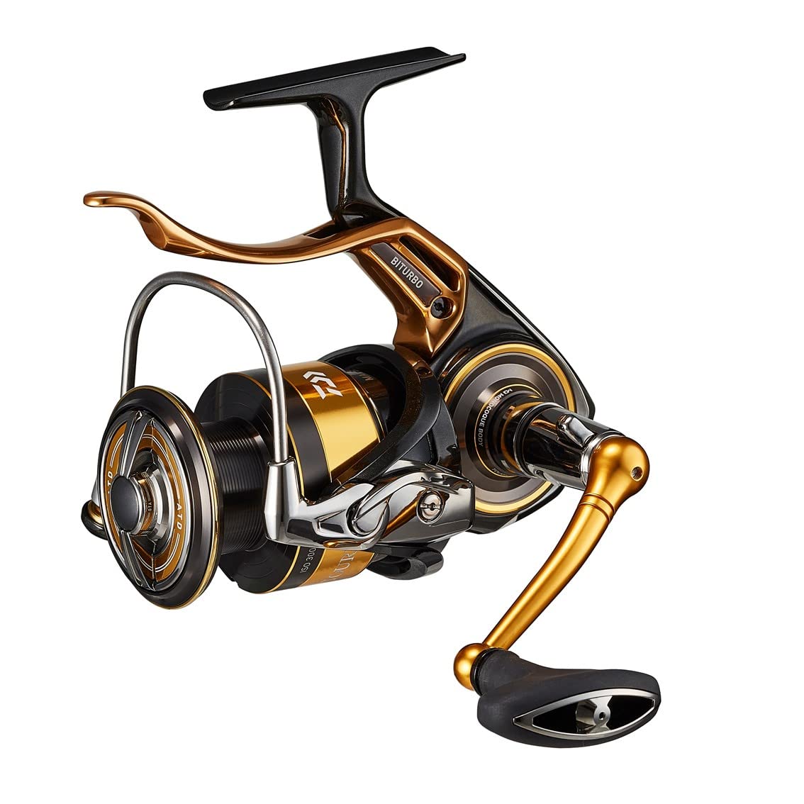 Daiwa Iso LB Reel, 22 Tournament, ISO 3000XH-LBD, Black