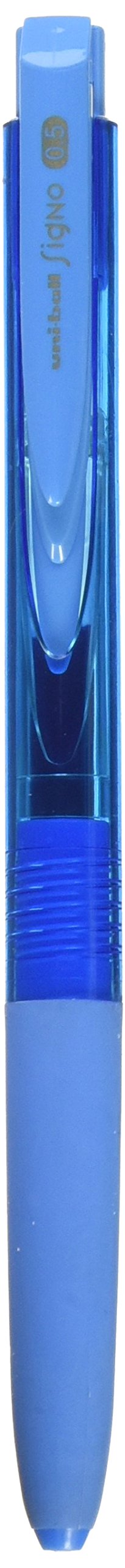 Uni Uni-Ball Signo Knock Ballpoint Pen RT1 0.5mm Color, Light Blue (UMN15505.8)