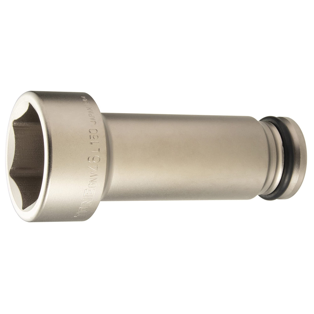 Tone HP6NV-46L150 Ultra Long Socket for Impact (6 Angles), Insertion Angle: 3/4 inches (19.0 mm) (3/4 inches), 2 Side Width: 1.8 inches (46 mm)