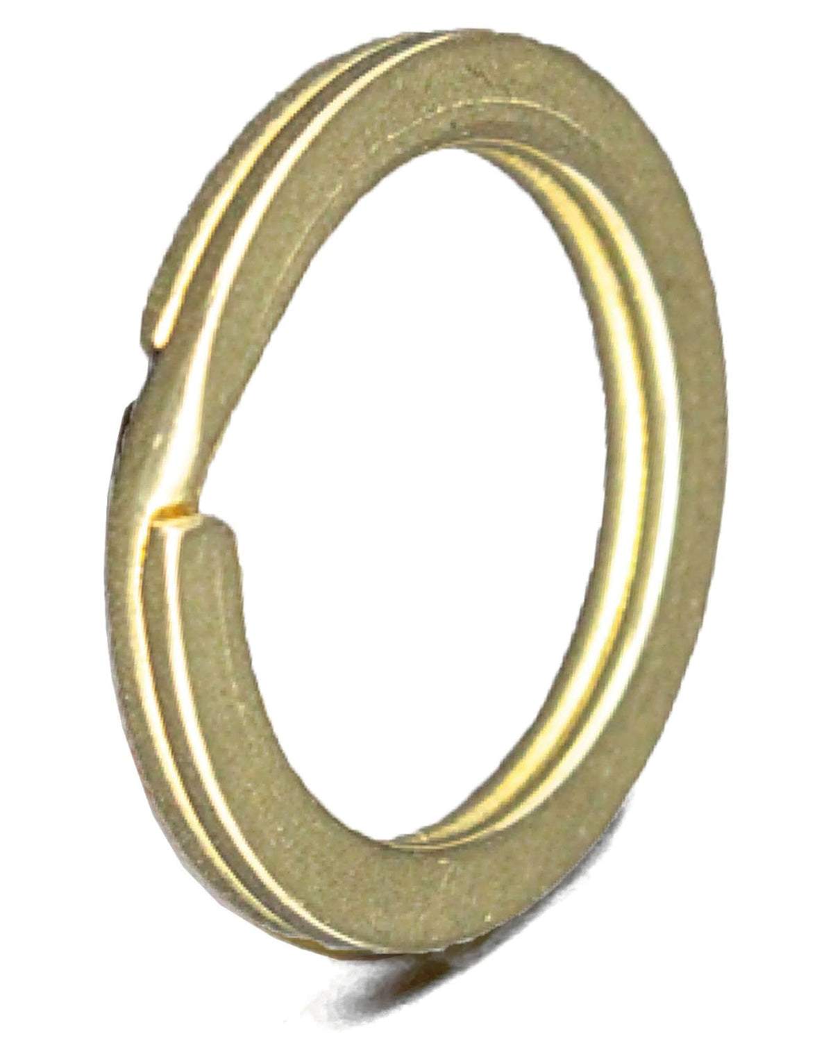Double Ring Brass Key Chain Parts Made in Japan Solid Accessory Leather Craft Retro Set of 3 (Flat) Inner Diameter 0.9 inches (22 mm) Outer Diameter 1.1 inches (29 mm)