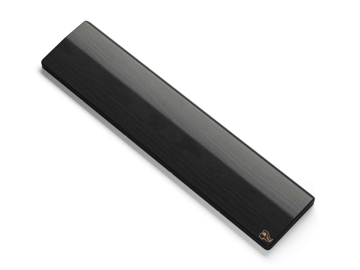 Glorious Wooden Wrist Rest - Full Standard Size - Onyx/Black - Mechanical Keyboard, Wood Ergonomic Palm Rest| 17.5x4 inches/19mm Thick (GV-100-DARK)