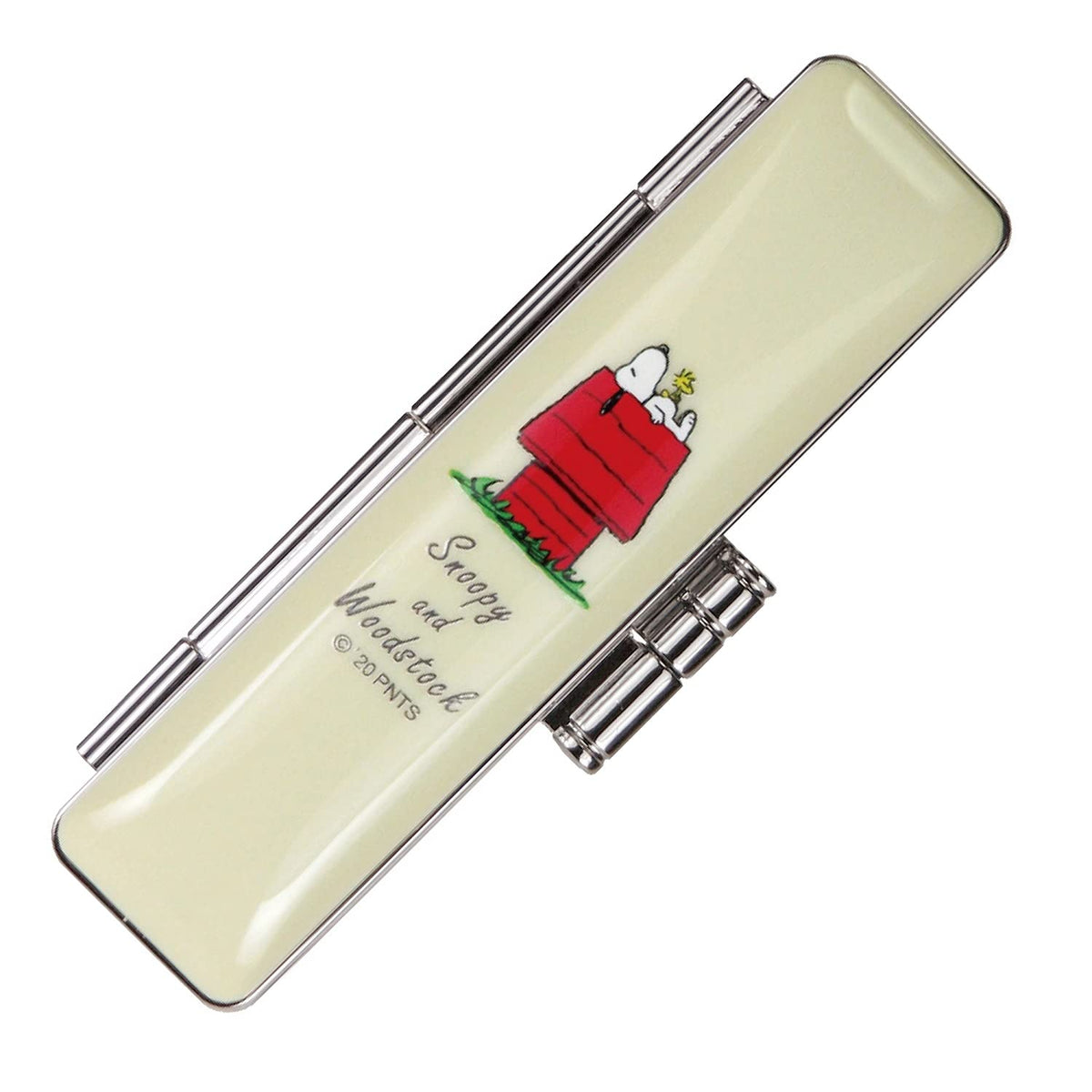 Sanby TSK-75476 Snoopy White Series Seal Case, House, 0.5 x 2.4 inches (12 x 60 mm)