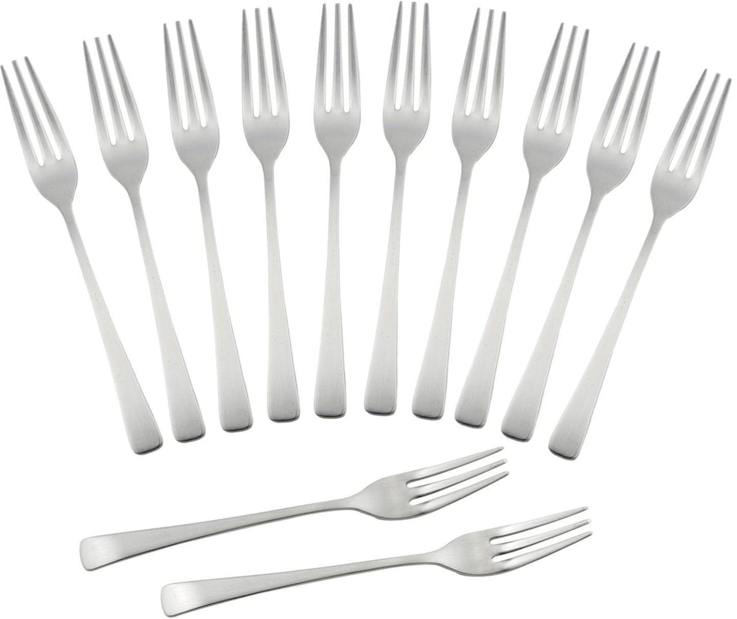 Shimomura 21999 Japanese Fork, Dessert Fork, Stainless Steel, 10 + 2 Pieces, Extra Volume, Tsubamesanjo, French