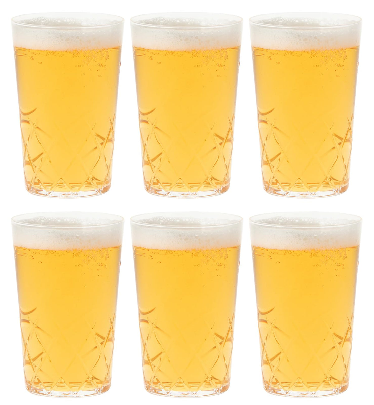 Toyo Sasaki B-21108CS-C745 Thin Ice Arrow Cut Tumbler, Dishwasher Safe, Set of 6, Approx. 9.2 fl oz (265 ml)