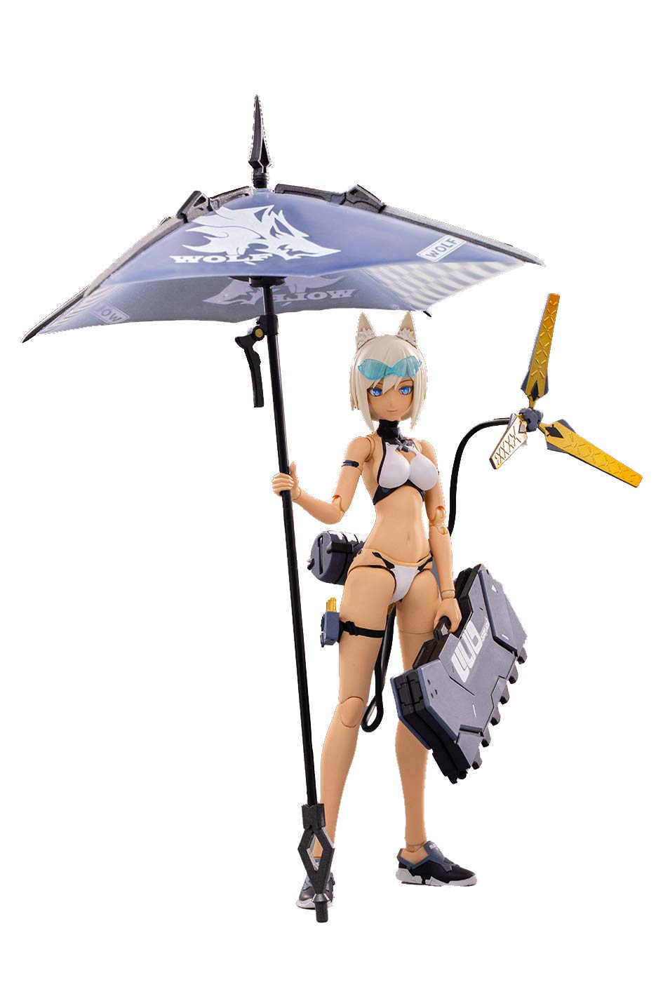 G.N. Project: Wolf-001 Swimwear Figure Body & Equipment Set 1/12 Scale Figure