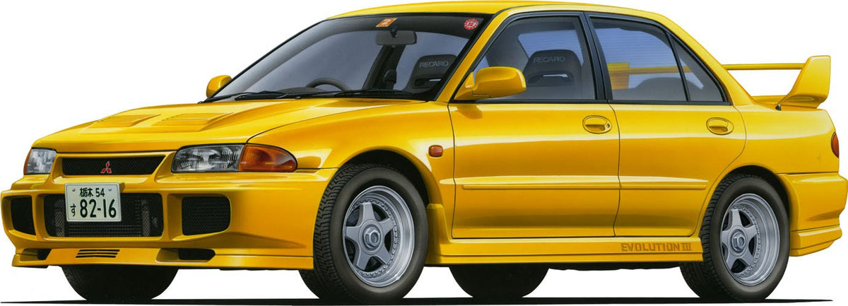 フジミ模型(FUJIMI) 1/24 Inch Up Series No.034 Mitsubishi Lancer Evolution III GSR with Window Frame Masking Seal Plastic Model