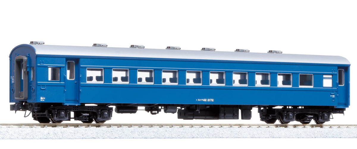KATO HO Gauge Suhaf 42 Blue Refurbished 1-552 Railway Model Passenger Car