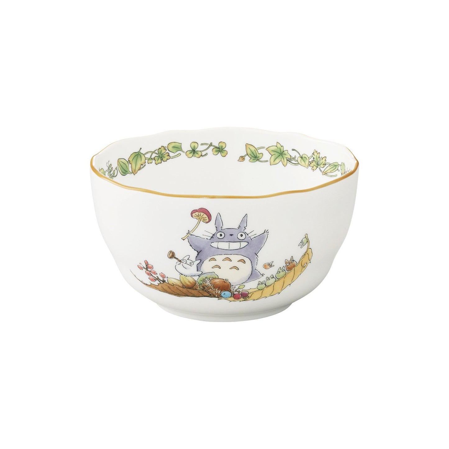 Noritake TT97876/4924-3 My Neighbor Totoro Deep Bowl, 11.8 fl oz (350 cc), Microwave Safe, 1 Piece, Bone China