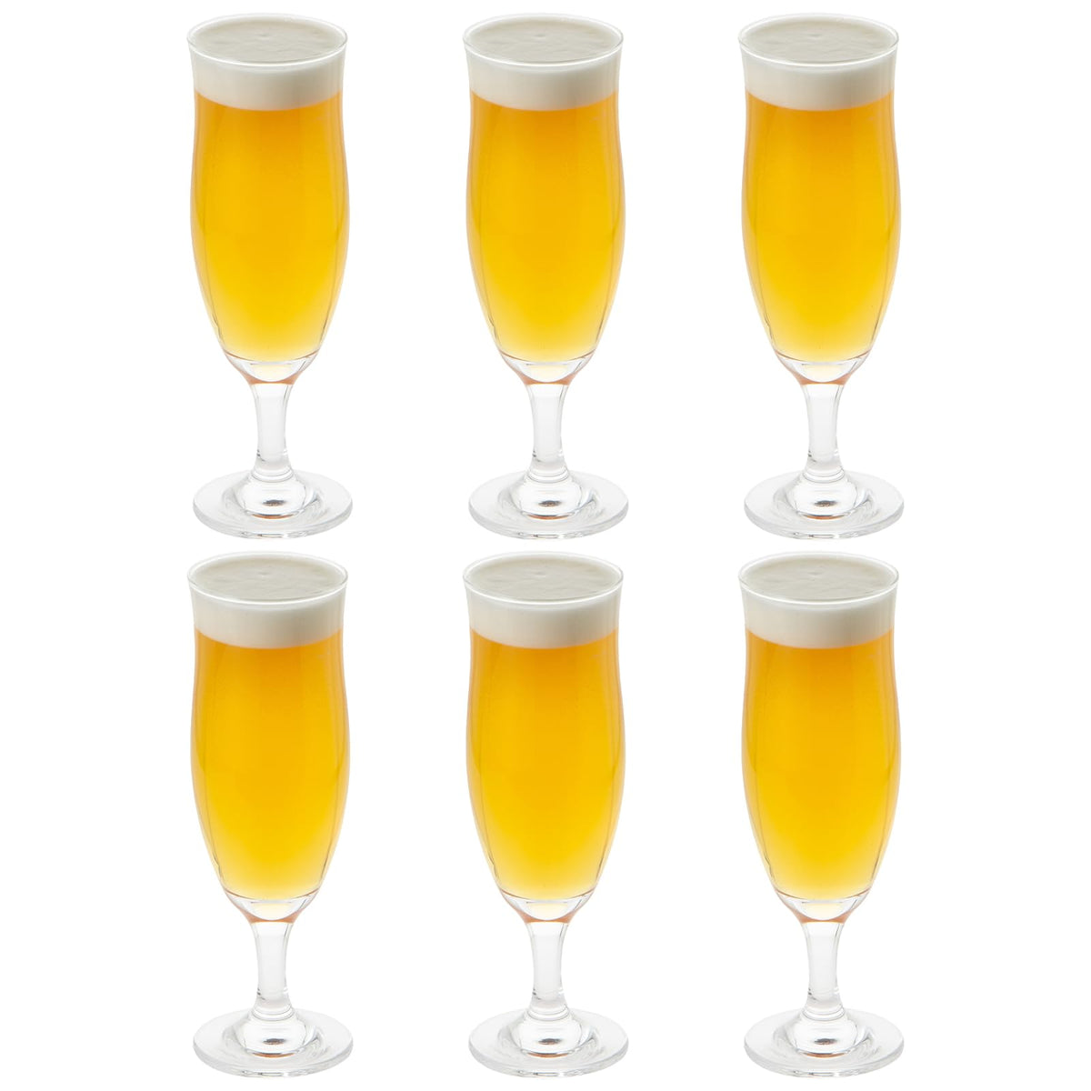 Toyo Sasaki Glass 35807 Pilsner, Beer Glass, Father's Day, 12.2 fl oz (360 ml), Made in Japan, Dishwasher Safe, Pack of 6