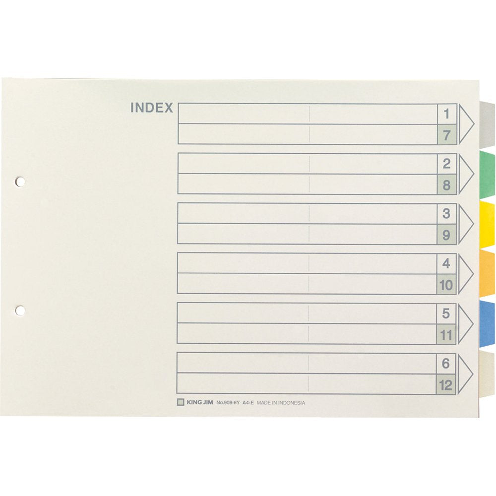 King Jim A4E Kara - index 6 mountain type A4E 908-6Y (japan import)