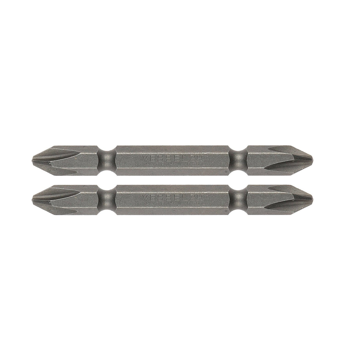 Vessel AX142065 Double Ended Bit, High Hardness +2 x 65, 2 Pieces