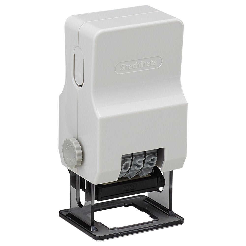 Self-inking page numbering stamp