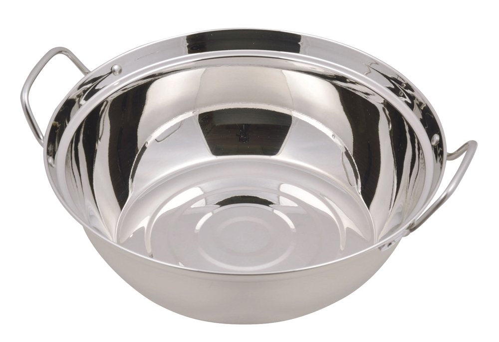 Pearl Metal HB-1757 Motsunabe Pot with Both Hands, 9.4 inches (24 cm), Induction Compatible, New Danran