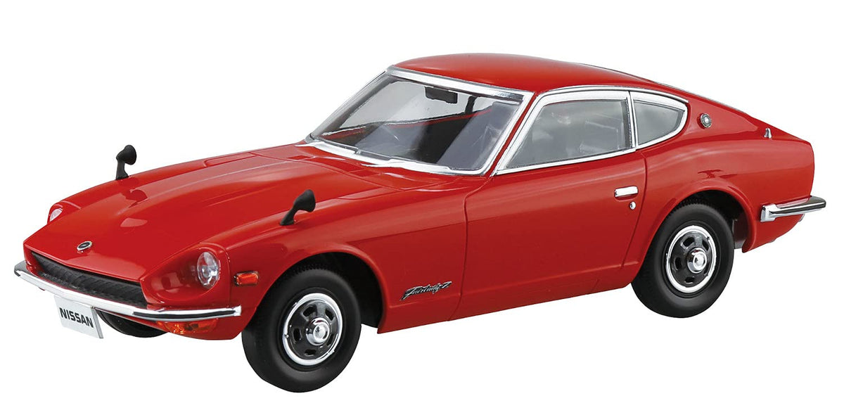 Aoshima 13-B The Snap Kit Series S30 Fair Lady Z Red Color Coded Plastic Model