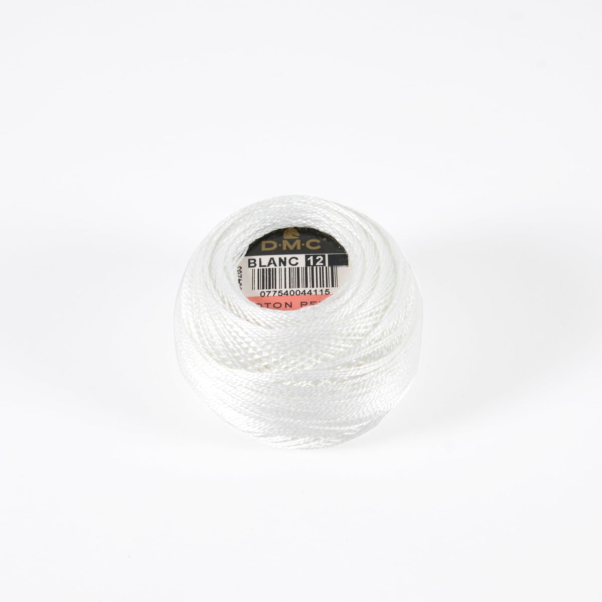 DMC Pearl Cotton Balls, Size 12, White