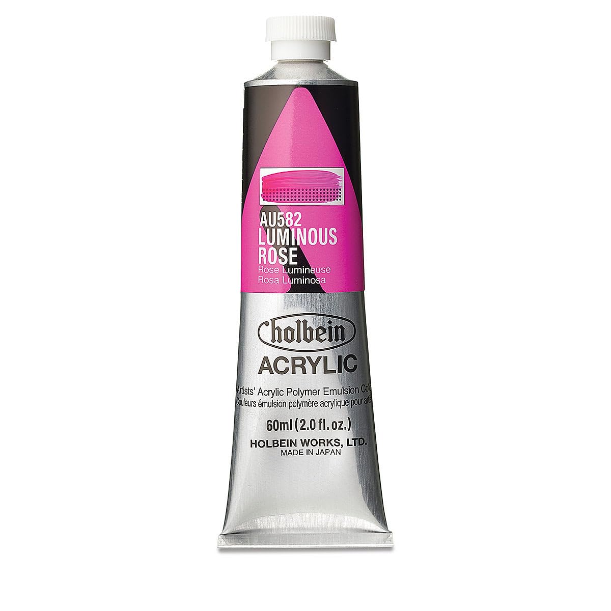 Holbein - Artist Heavy Body Acrylic - 60ml Tube - Luminous Rose