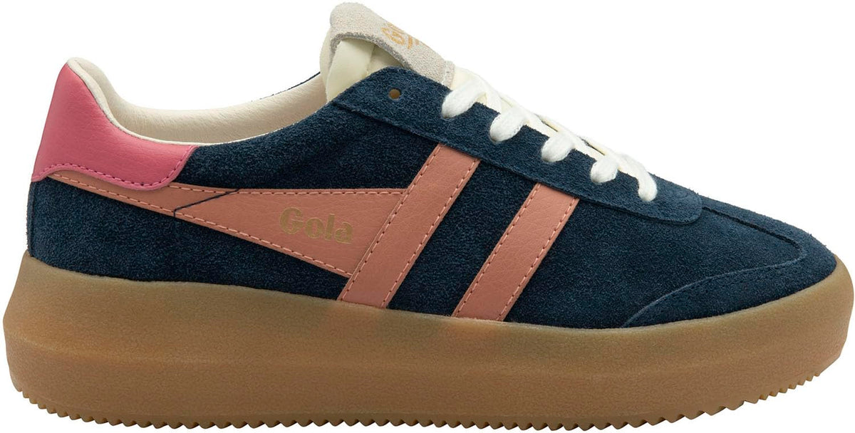Gola Womens Athena, Navy/Terracota/Bubblegum/Gum, 8.5, Medium