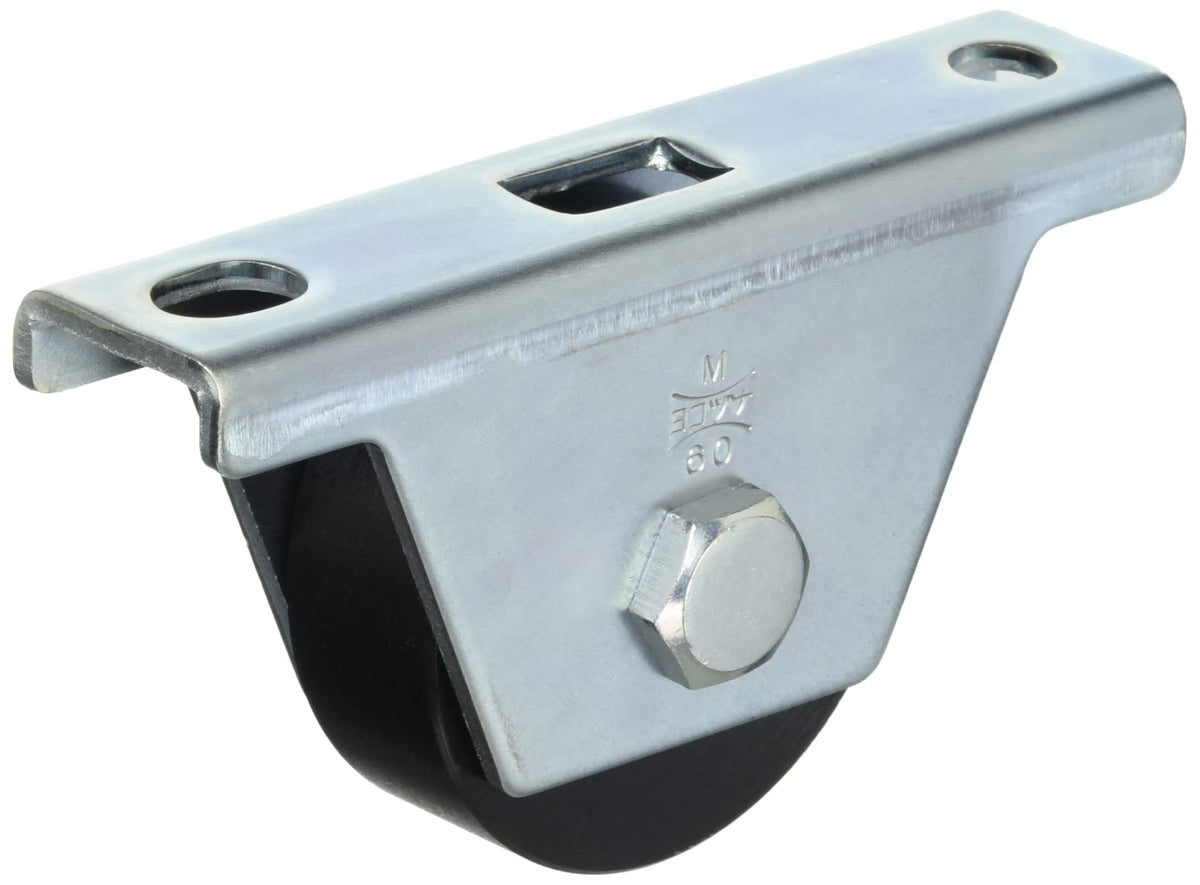 Yokozuna JHM-0602 Iron Heavy Door Wheel, Flat Type, 2.4 inches (60 mm)