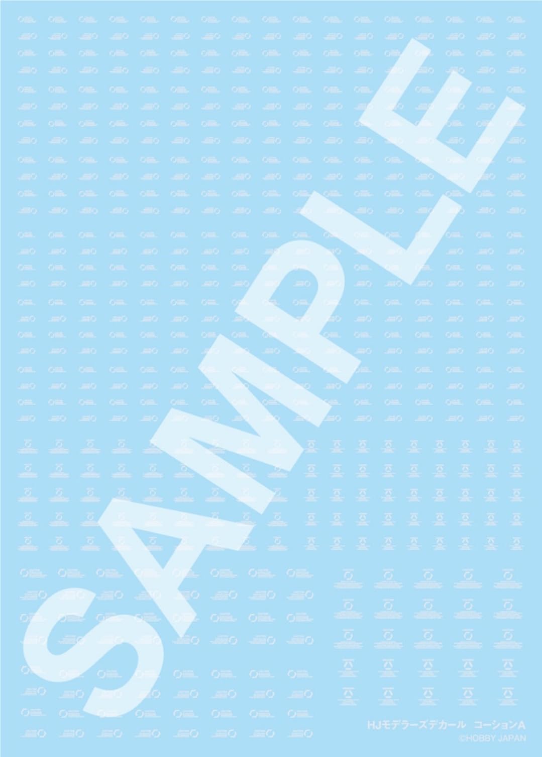 Hobby Japan HJ Modelers Decal Cure A VX White Plastic Model Decal HJM002D9