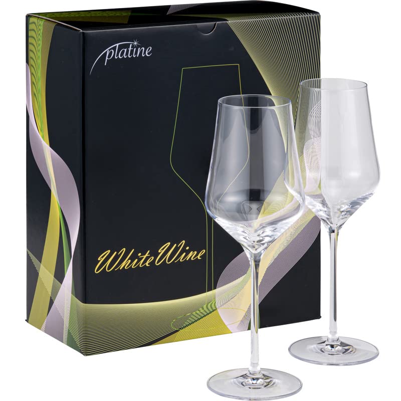 プラティーヌ Platine White Wine (Set of 2) White Wine Glass, 13.8 fl oz (386 ml)