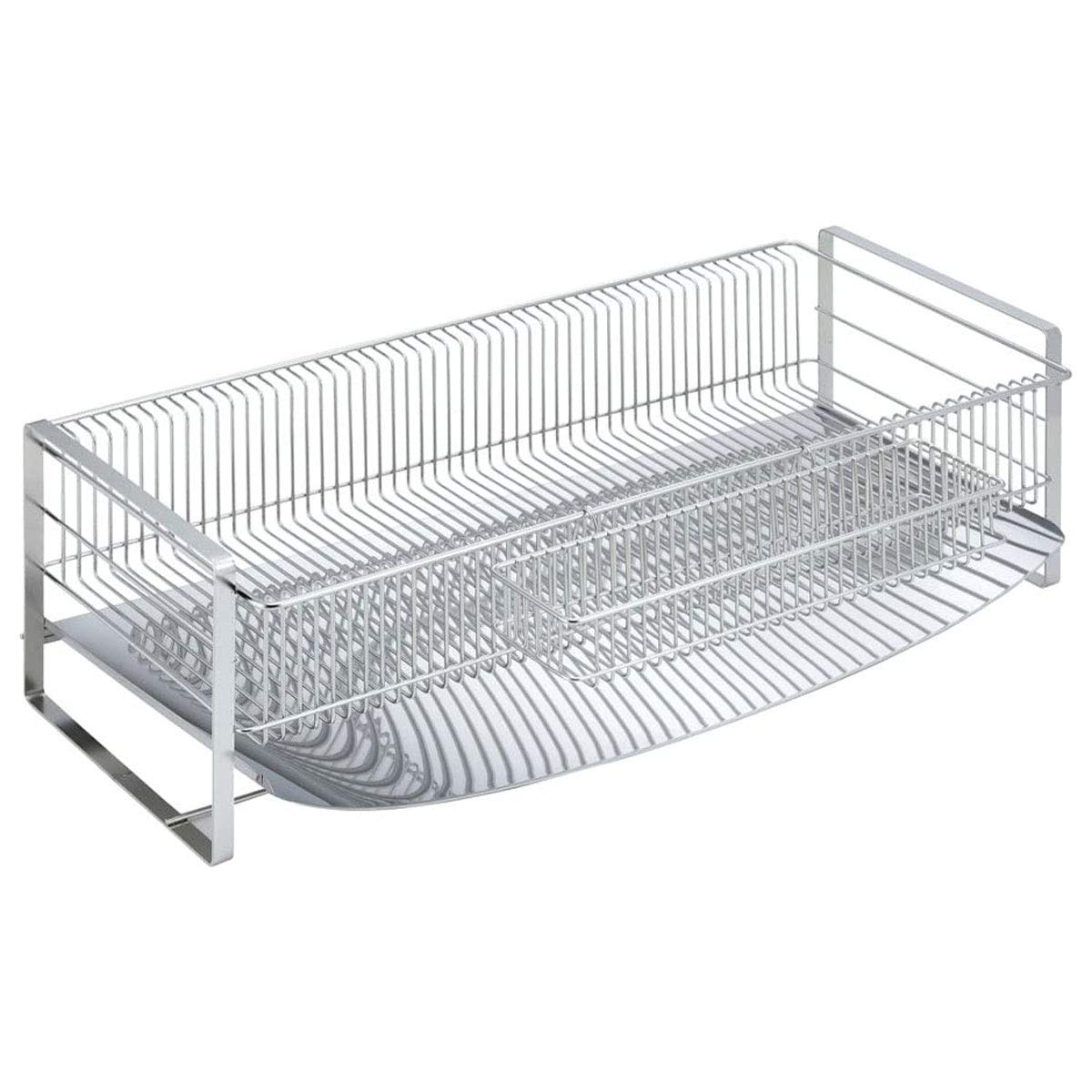 Shimomura Kihan Tsubame Sanjo 38532 Drainer Rack, Long, Stainless Steel, With Chopsticks Rest, Water Flows