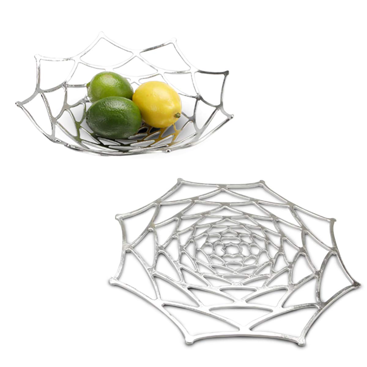 Nosaku KAGO 501413 - Dahlia - L, H 0.08 inches (0.2 cm), W 12.6 inches (32.0 cm), D 12.6 inches (32.0 cm), Flat Size, 100% Tin, Case Included, Made in Japan, Candy Pot, Accessory Case