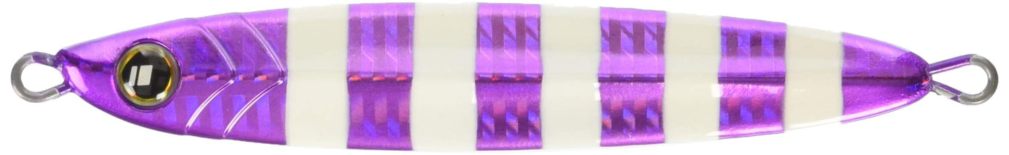 Major Craft Metal Jig, Tajigi Dojo Slow Fall Jig, TJD SLOW-120#3, ZEBLA PARPLE 4.2 oz (120 g)