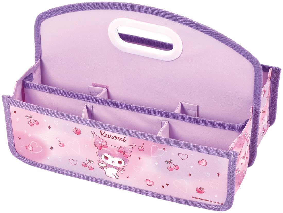 Skater ZBX1-A Anywhere Storage Box, Portable, Organization, Includes Handles, Sanrio, Chromi, Love Love Kyun, Small Items, Organization, Box Storage Case