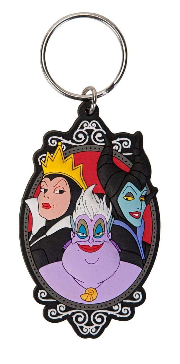 Monogram International Disney Villains Soft Touch PVC Key Ring: Group