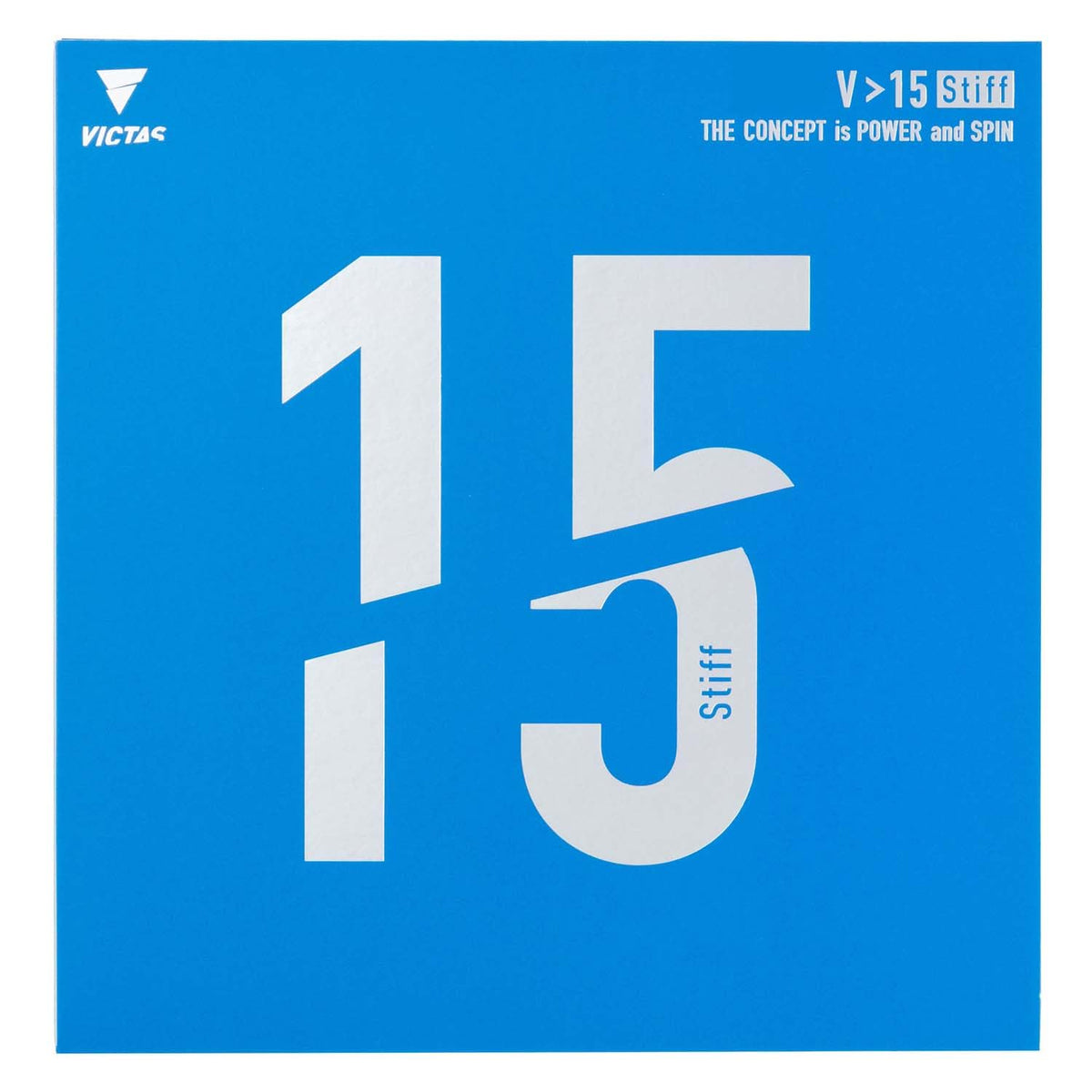 VICTAS Table Tennis Rubber V > 15 Stiff Red 020521 MAX