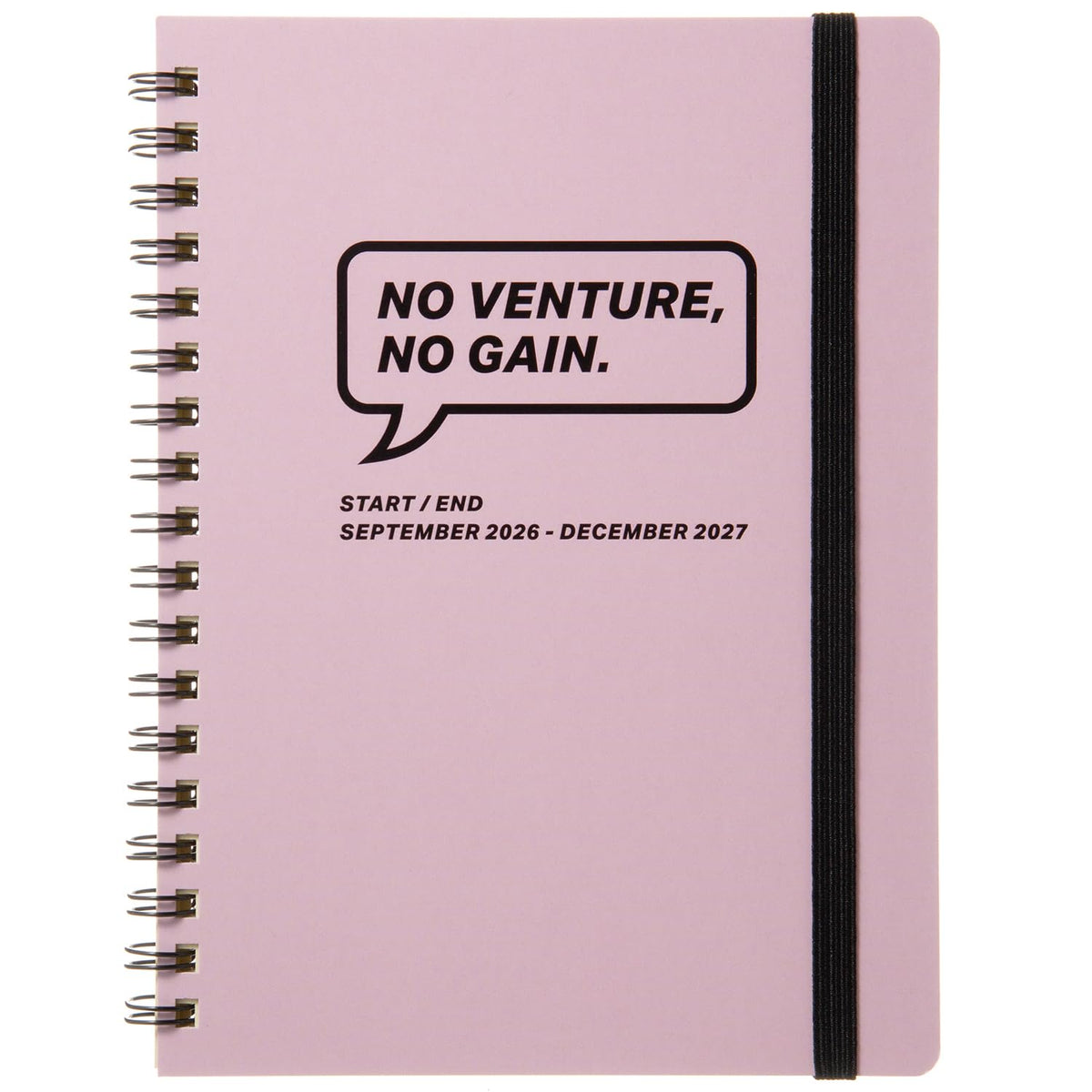 Laconic LBRS01-180PK Notebook, 2027, B6 Monthly in Action, Pink (Starts September 2026)