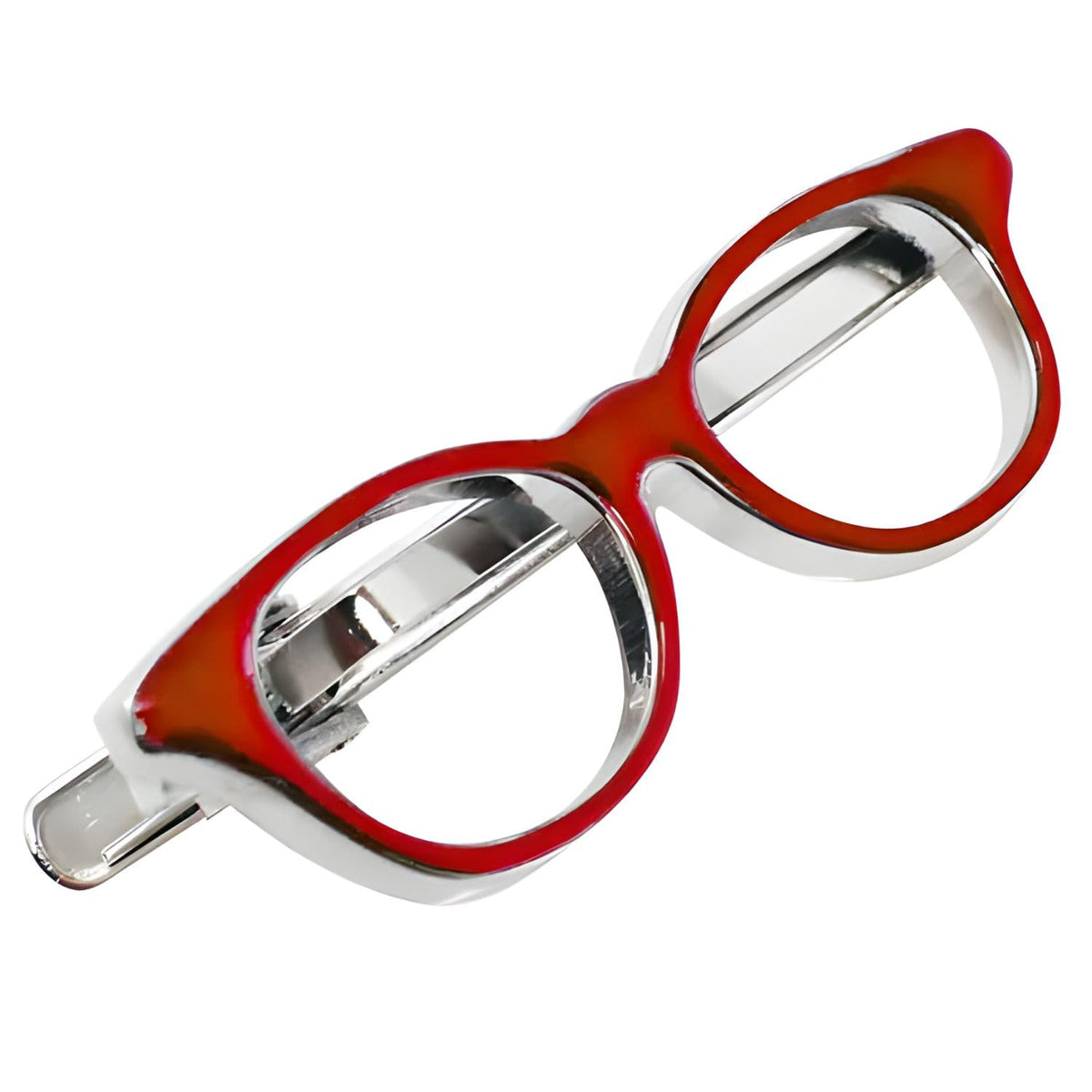 Swank Red Honor Glasses Glasses Tie Bar Tie Clip Tie Bar t0085