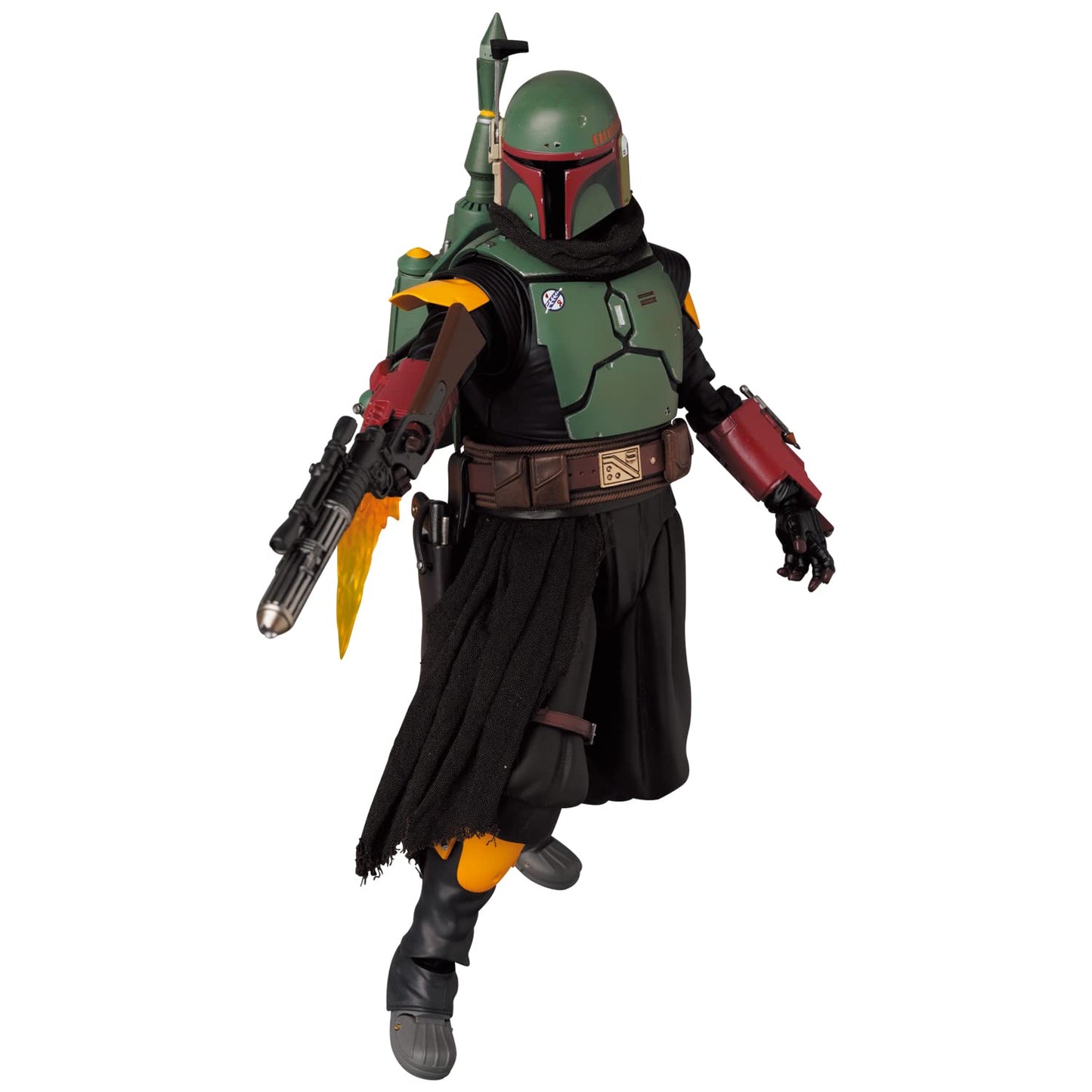 MAFEX No.201 Boba Fett (TM) Recovered Armor Action Figure Total Height Approx. 6.3 inches (160 mm), Non-Scale, Painted