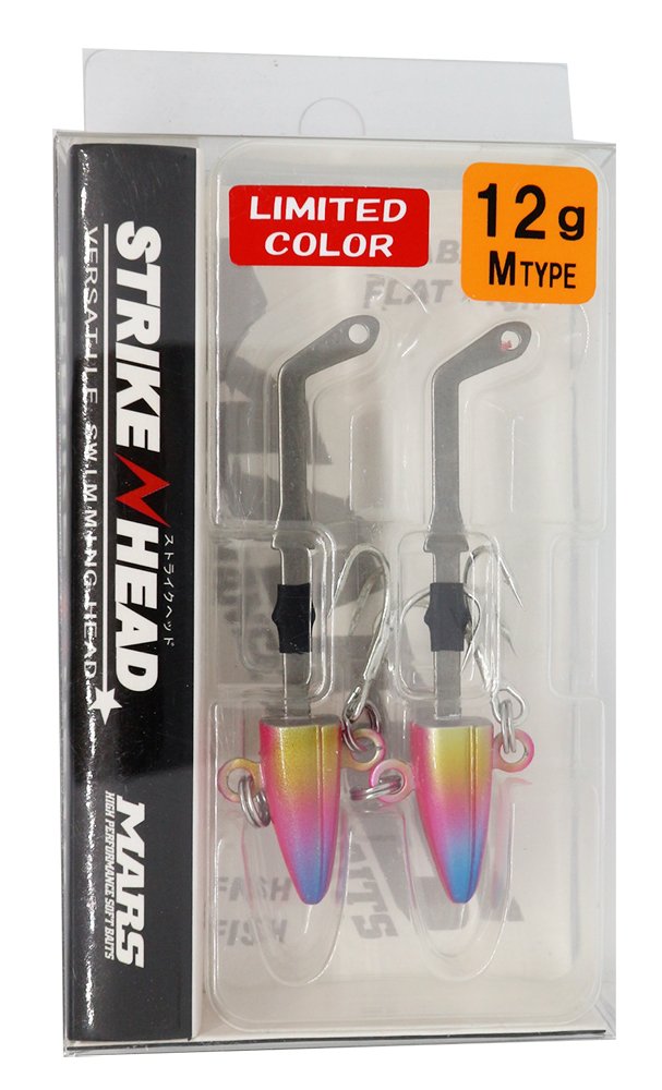 Mars Jig Head Strike Head, M, 0.4 oz (12 g), Pink Candy.