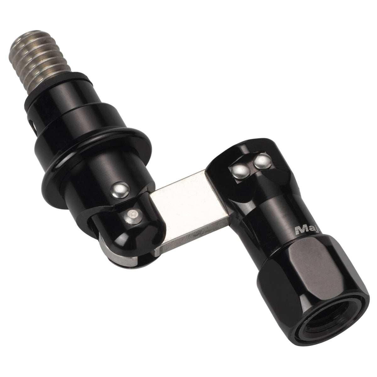 Major Craft LSA21-BK Landing Shaft Arm, Black, Folding Landing Net