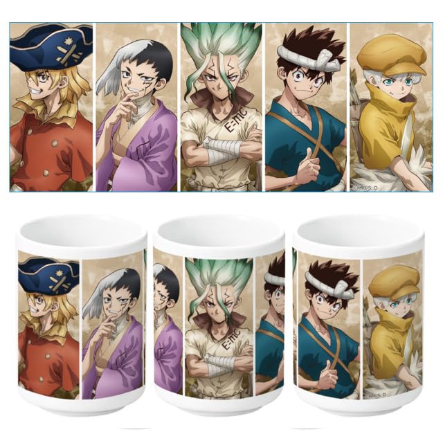 Dr.STONE Yumono Senko & Gen & Ryusui & Chrome & Hakyo