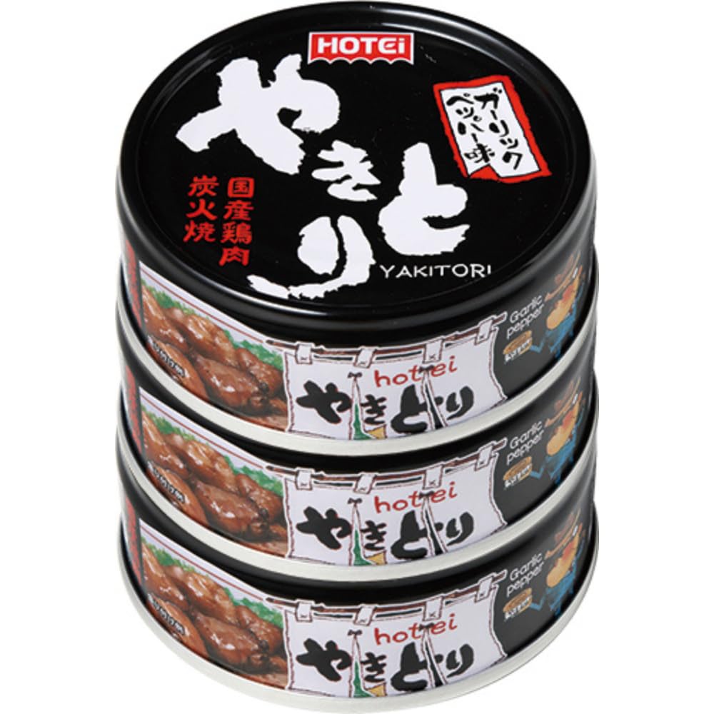 Hotei yakitori garlic pepper taste 3 cans shrink 75g 3 pieces ~