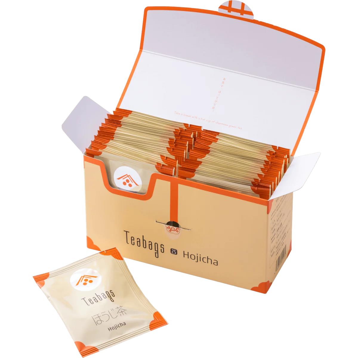 Ippodo Tea - Hojicha Teabags (25 Bags) - Light & Sweet Roasted Bancha - For Enjoying Anytime - Kyoto Since 1717