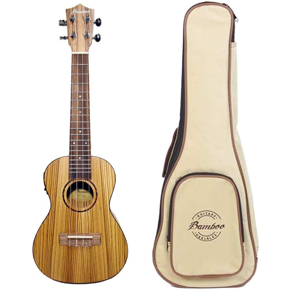 バンブーギターズ(Bamboo Guitars) Concert Size Ukulele, Braun, 23" コンサートサイズ (BU-23CBQ)
