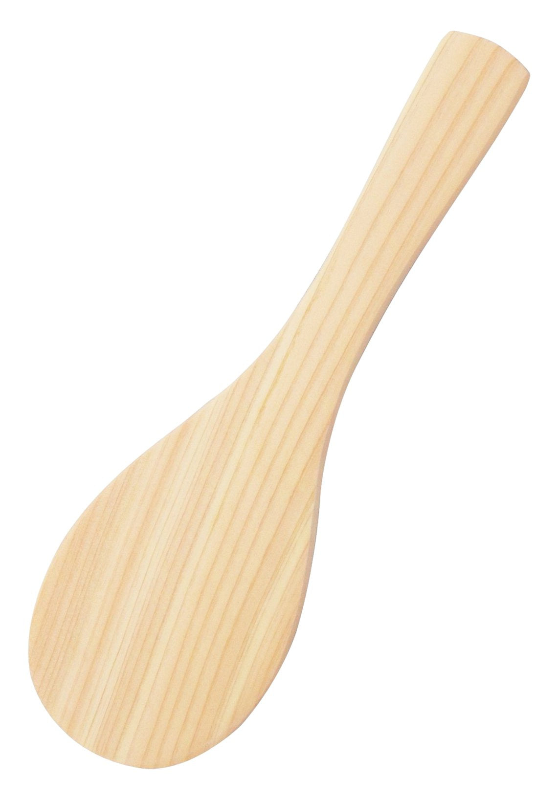 Ichihara Wood Workshop Rice Rice Paddle Wooden Lady Cypress Mini 6.1 inches (15.5 cm) Wood Grain