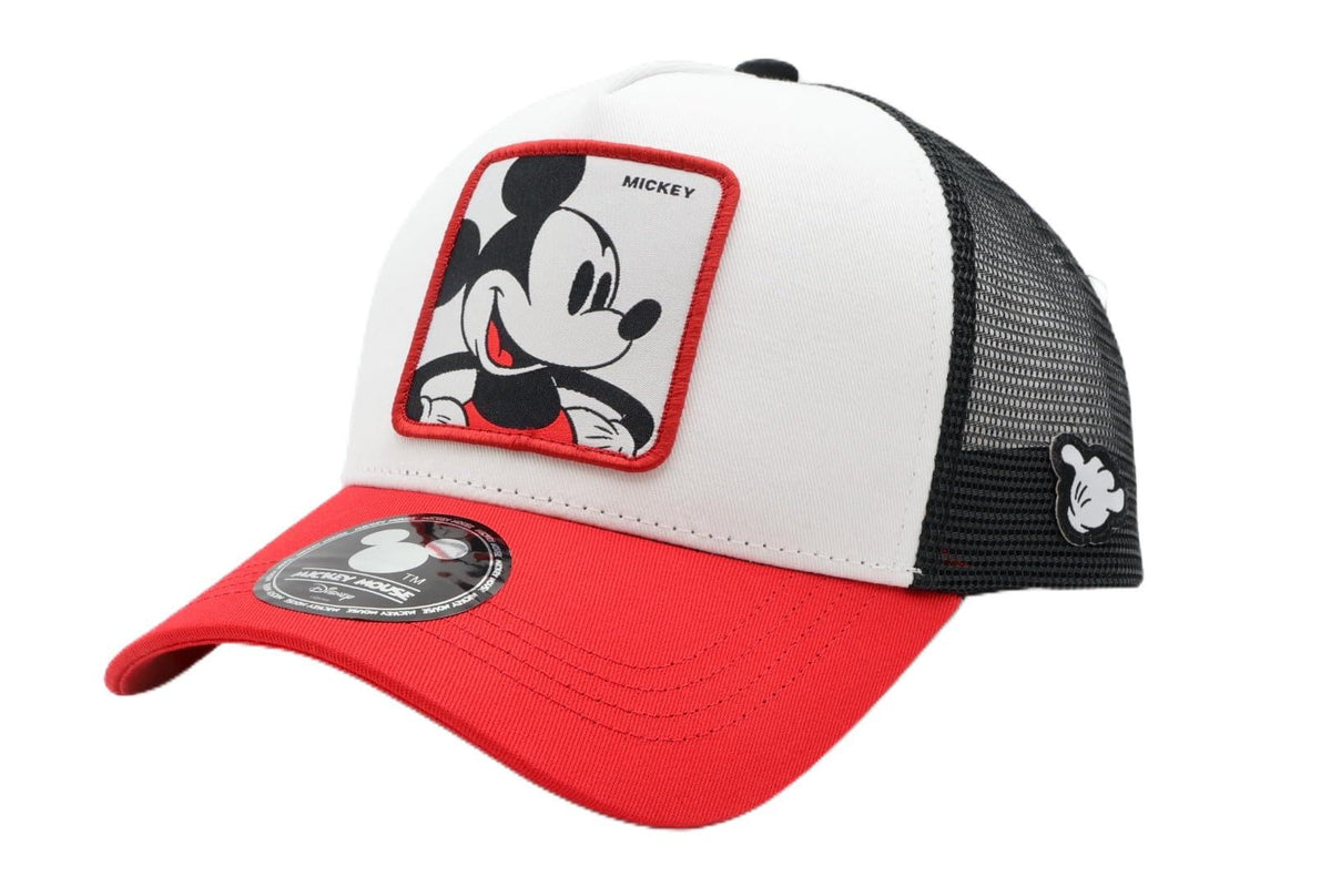 Disney DMK-MCP03 Cap, Unisex, Adult, Mickey/White, One Size