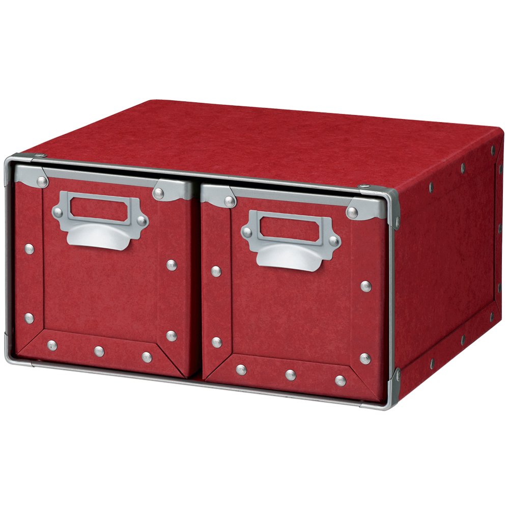 Nakabayashi FBD-NC201R CD Case, 2 Rows, Red