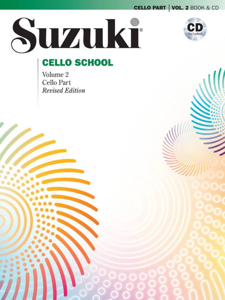 Suzuki Cello School Cello Part & CD, Volume 2 (Revised Edition)
