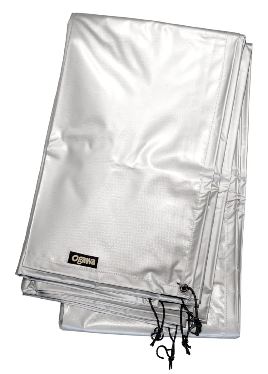 Ogawa 1434 Tent Sheet, PVC Multi-Sheet, Twin Resta, Half Inner Use, Silver (Light Gray)